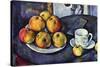 Still Life with Cup and Saucer-Paul C?zanne-Stretched Canvas