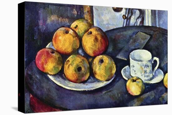 Still Life with Cup and Saucer-Paul Cézanne-Stretched Canvas