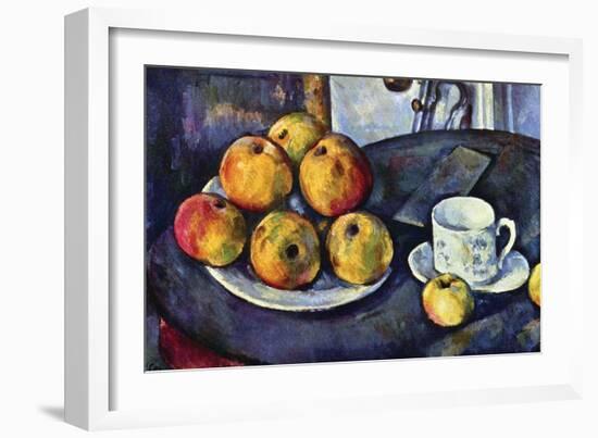 Still Life with Cup and Saucer-Paul Cézanne-Framed Art Print