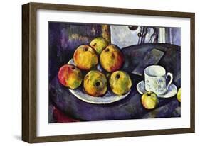 Still Life with Cup and Saucer-Paul Cézanne-Framed Art Print