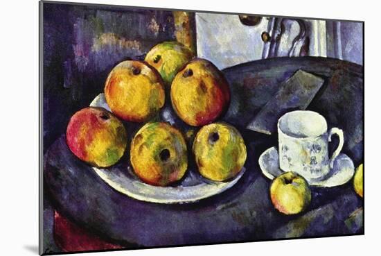 Still Life with Cup and Saucer-Paul Cézanne-Mounted Art Print