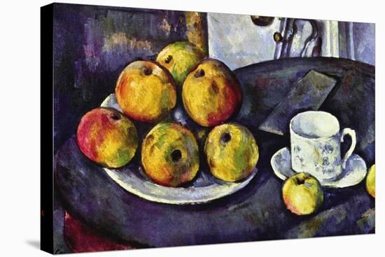 Still Life with Cup and Saucer-Paul Cézanne-Stretched Canvas