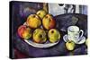 Still Life with Cup and Saucer-Paul Cézanne-Stretched Canvas