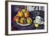 Still Life with Cup and Saucer-Paul Cézanne-Framed Art Print