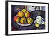 Still Life with Cup and Saucer-Paul Cézanne-Framed Art Print