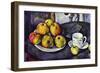 Still Life with Cup and Saucer-Paul Cézanne-Framed Premium Giclee Print