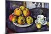Still Life with Cup and Saucer-Paul Cézanne-Mounted Premium Giclee Print