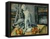 Still Life with Cupid in Plaster Painting by Paul Cezanne (1839-1906) 1894 Sun. 0,63X0,81M. Stockho-Paul Cezanne-Framed Stretched Canvas