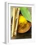 Still Life with Curry, Cinnamon and Bay Leaf-Foodcollection-Framed Photographic Print