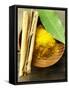 Still Life with Curry, Cinnamon and Bay Leaf-Foodcollection-Framed Stretched Canvas