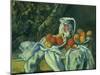 Still Life with Curtain, 1899-Paul C?zanne-Mounted Giclee Print