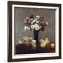 Still Life with Dahlias and Fruit-Henri Fantin-Latour-Framed Giclee Print