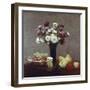 Still Life with Dahlias and Fruit-Henri Fantin-Latour-Framed Giclee Print