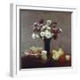 Still Life with Dahlias and Fruit-Henri Fantin-Latour-Framed Giclee Print