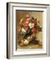 Still life with dahlias. Ca. 1886-90-Pierre-Auguste Renoir-Framed Giclee Print
