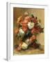 Still life with dahlias. Ca. 1886-90-Pierre-Auguste Renoir-Framed Giclee Print