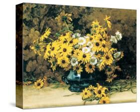 Still Life with Daisies-Marc-aurele De Foy Suzor-cote-Stretched Canvas