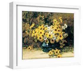 Still Life with Daisies-Marc-aurele De Foy Suzor-cote-Framed Art Print