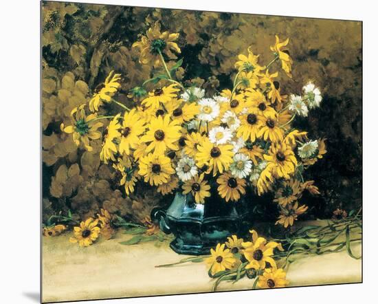 Still Life with Daisies-Marc-aurele De Foy Suzor-cote-Mounted Art Print