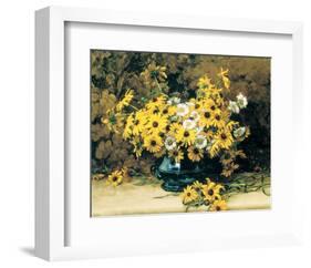 Still Life with Daisies-Marc-aurele De Foy Suzor-cote-Framed Art Print