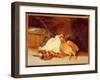 Still Life with Dead Chickens and a Wicker Basket-Francisco de Goya-Framed Giclee Print