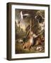 Still Life with Dead Game and Hares-Jan Weenix-Framed Giclee Print