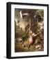 Still Life with Dead Game and Hares-Jan Weenix-Framed Giclee Print