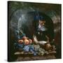 Still Life with Dead Game in a Marble Niche, 1706 (Oil on Canvas)-Alexandre-Francois Desportes-Stretched Canvas