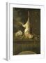 Still Life with Dead Hare and Partridges-Dirk Valkenburg-Framed Art Print