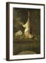 Still Life with Dead Hare and Partridges-Dirk Valkenburg-Framed Art Print