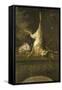 Still Life with Dead Hare and Partridges-Dirk Valkenburg-Framed Stretched Canvas