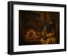 Still Life with Dead Rabbits (Oil on Canvas)-William Duffield-Framed Giclee Print