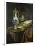 Still Life with Delft Vase and Bowl-Willem Kalf-Framed Premium Giclee Print