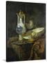 Still Life with Delft Vase and Bowl-Willem Kalf-Stretched Canvas