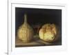 Still Life with Demijohn, Goblet and Bread, 1630-35-Sebastiano del Piombo-Framed Giclee Print