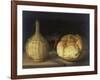 Still Life with Demijohn, Goblet and Bread, 1630-35-Sebastiano del Piombo-Framed Giclee Print