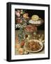 Still-life with desert and bouquet, 1632-Georg Flegel-Framed Giclee Print