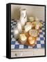 Still Life with Diary Products-Joerg Lehmann-Framed Stretched Canvas