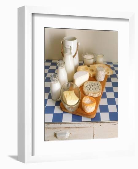 Still Life with Diary Products-Joerg Lehmann-Framed Photographic Print