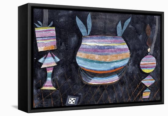 Still Life with Dice-Paul Klee-Framed Stretched Canvas