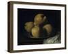 Still Life with Dish of Quince-Francisco de Zurbarán-Framed Giclee Print