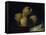 Still Life with Dish of Quince-Francisco de Zurbarán-Framed Stretched Canvas