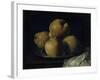 Still Life with Dish of Quince-Francisco de Zurbarán-Framed Giclee Print