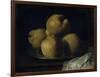 Still Life with Dish of Quince-Francisco de Zurbarán-Framed Giclee Print