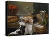 Still Life with Dog-Alexandre-Francois Desportes-Stretched Canvas