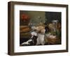 Still Life with Dog-Alexandre-Francois Desportes-Framed Giclee Print