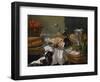 Still Life with Dog-Alexandre-Francois Desportes-Framed Giclee Print