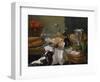 Still Life with Dog-Alexandre-Francois Desportes-Framed Giclee Print