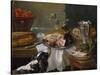 Still Life with Dog-Alexandre-Francois Desportes-Stretched Canvas