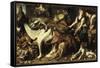 Still-Life With Dogs and Puppies-Frans Snyders-Framed Stretched Canvas
